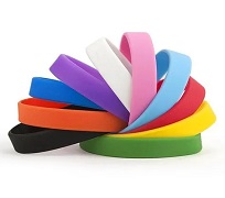 SILICON ROUND WRISTBAND 